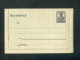 "SAARGEBIET" 1920, Kartenbrief Mi. K 3 ** (L1106) - Postal Stationery