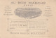 CHROMO PUBLICITAIRE - AU BON MARCHE - BOUCICAUT PARIS - SERENADE - Au Bon Marché