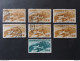 NIPPON JAPON JAPAN Япония 日本 GIAPPONE 1952 Airmail - Douglas DC-4 Airplane And Mount Tate @@@ - Used Stamps