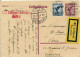 BF0716 / HANNOVER / LUFTPOSTAMT  -  23.7.26  ,   Nach Paris  -  Michel  P168 , 380 - Airmail & Zeppelin