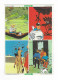 PLANCHE N°1 PUB PUBLICITAIRE ALSA QUATRE AUTOCOLLANTS LES AVENTURES DE TINTIN, L'OREILLE CASSE, LE LOTUS BLEU, VOL 714 - Tintin