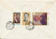 Romania Cover Sent To Denmark 8-6-1977 Topic Stamps Art Painting And Other On Front And Backside Of The Cover - Lettres & Documents
