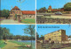 Bad Saarow Bahnhofs-Hotel, J.-R.-Becher-Platz, Hafen, Maxim-Gorki-Schule 1973 - Bad Saarow