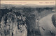 Ansichtskarte Rathen Blick Von Der Bastei Nach Der Steinschleuder 1918  - Rathen