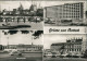 Ansichtskarte Rostock Hafen, Hauptbahnhof, Hotel Warnow, Rathaus 1977 - Rostock