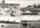 Warnemünde-Rostock Strand, Hotel Neptun, Kurhaus, Hafeneinfahrt, Mole 1977 - Rostock