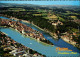 Ansichtskarte Passau Luftbild-Panorama 1985 - Passau