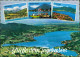 Tegernsee (Stadt) Luftbild Tegernsee, Bad Wiessee, Rottach-Egern 1975 - Tegernsee