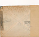 ESPAGNE - 2 TIMBRES SUR ENVELOPPE CENSURA GUBERNATIVA BARCELONA OBLITEREE AVEC CAD VILLARREAL DU 23 MARS 1945 - Republikanische Zensur