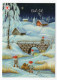 Postal Stationery RED CROSS - FINLAND - CHRISTMAS - GNOMES - USED - Artist PUHELOINEN - Enteros Postales