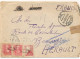 ESPAGNE - 3 TIMBRES SUR ENVELOPPE CENSURA HUESCA POUR BEZIERS FRANCE AVEC CAD DU 24 AOUT 1939 - Nationalists Censor Marks