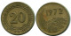 20 CENTIMES 1972 ALGERIA Coin #AP494.U.A - Algérie