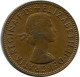 HALF PENNY 1962 UK GROßBRITANNIEN GREAT BRITAIN Münze #BA991.D.A - C. 1/2 Penny