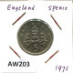 5 NEW PENCE 1975 UK GRANDE-BRETAGNE GREAT BRITAIN Pièce #AW203.F.A - 5 Pence & 5 New Pence