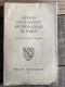 SOCIETE ARCHEOLOGIQUE DE NAMUR 48-1 REGIONALISME Tombe Lavaux-Sainte-Anne Cerfontaine Obin Bouvignois Université Louvain - Belgique