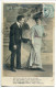 LOT 5 CPA Fantaisies Voyagé 1905 / 06  * Couples Amoureux La 5e Souvenez Vous Femme Ombrelle - Paare