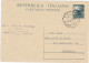 ITALIA - REPUBBLICA  - PAVIA - CARTOLINA POSTALE  -  AVV. - VIAGGIATA PER PICENZA - 1951 - Stamped Stationery