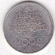 100 Francs Fraternité 1988, En Argent - 100 Francs