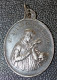 Pendentif Médaille Religieuse Argent 800 Fin XIXe "Saint Louis De Gonzague / Sainte Marie" Religious Medal - Religion & Esotérisme