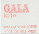 Meter Cut Netherlands 1976 Gala Coffee - Vacuum Fresh Coffee - Autres & Non Classés