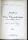 Rivista Di Storia Arte Archeologia Prov. Di Alessandria Anno XXXI Completo 1922 - Autres & Non Classés