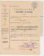 Fiscaal Stempel - Bevelschrift Veerpolder 1880 + Nota Molenzeil - Fiscaux