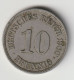 DEUTSCHES REICH 1900 A: 10 Pfennig, KM 12 - 10 Pfennig