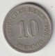 DEUTSCHES REICH 1906 A: 10 Pfennig, KM 12 - 10 Pfennig