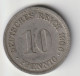 DEUTSCHES REICH 1906 F: 10 Pfennig, KM 12 - 10 Pfennig