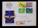 Gc8449 PORTUGAL "Aero Club 50th Ann." 1959 (aviation) Aeromodelism Paraquedisme Plane Parachutes Fdc 1960 Mailed Lisboa - Other & Unclassified