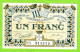 FRANCE/ CHAMBRES De COMMERCE De RENNES & St. MALO /  1 FRANC / 25 AOUT 1915 / 344535:SERIE A - Chambre De Commerce