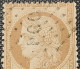 Cérès N° 55  Avec Oblitération Cachet à Date/Losange PGO/PGL TTB - 1863-1870 Napoléon III Lauré