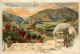 Fichtelberg Und Oberwiesenthal - Litho - Oberwiesenthal