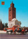 Maroc - Marrakech - La Koutoubia - Attelage De Chevaux - CPM - Carte Neuve - Voir Scans Recto-Verso - Marrakesh