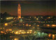Maroc - Marrakech - Place Djemaâ El Fna De Nuit - CPM - Carte Neuve - Voir Scans Recto-Verso - Marrakech