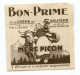 Jeton-papier Nécessité Bon-Prime "Crème De Gruyère Mère Picon" Fromagerie Saint Félix - Vache - Fromage - Notgeld