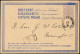 Finland Björneborg Pori 10P Postal Stationery Card Mailed To Helsinki 1877. Russia Empire - Covers & Documents