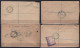 SOUTH AFRICA STAMPS. 4 REG. COVERS 1960-1962. - Lettres & Documents