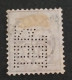 SVIZZERA 1882 Perfin - Used Stamps