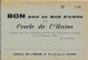 Lot De 5 BONS Pour Un Droit D'entrée Au Cercle De L'Union 49, Rue Jean-Jaurès ROANNE Tous Numérotés - Invierno 1992: Albertville