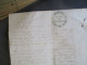 LAVAL MAYENNE LOT DE DEUX MANUSCRIT INHUMATION TRANSPORT CORPS CHATEAU BOISROBERT A LAVAL - Manuscrits