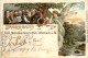 Offenbach - Maintal Sängerfest 1898 - Litho - Offenbach