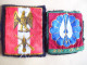 RARE - LOT 2 INSIGNES : INSIGNE TISSU : 15e DIVISION D'INFANTERIE & INSIGNE TISSU 25e DIVISION PARACHUTISTE - (25e D.P) - Andere & Zonder Classificatie