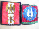 RARE - LOT 2 INSIGNES : INSIGNE TISSU : 15e DIVISION D'INFANTERIE & INSIGNE TISSU 25e DIVISION PARACHUTISTE - (25e D.P) - Autres & Non Classés