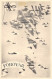 Faroe - Map Of The Islands - Publ. Jacobsens Bokahandil  - Färöer