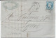LT5911   N°29A/Lettre, Oblitéré GC 1021 CHOMERAC(6), Indice 4 Pour LYON Du 9 Mai. 1868, Cachet Sans Dateur. - 1863-1870 Napoléon III Lauré