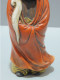 -ANCIENNE STATUETTE Bodhidhar TERRE CUITE émaillée JAPON COLLECTION VITRINE    E - Art Asiatique