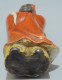 Delcampe - -ANCIENNE STATUETTE Bodhidhar TERRE CUITE émaillée JAPON COLLECTION VITRINE    E - Aziatische Kunst