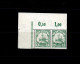 Samoa: MiNr. 21 LF, Waagrechtes Paar, ECKRAND, Postfrisch, ** - Samoa