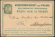 Finland Piippola 8P Postal Stationery Card Mailed To Helsinki 1873. Russia Empire - Brieven En Documenten